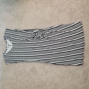 Concepts New York Small Striped Side Tie Sleeveless Summer Dress